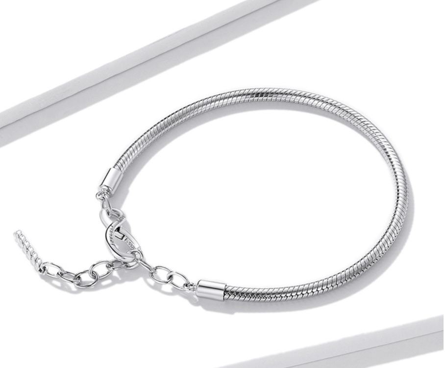 Bracelet pour Charms Infini en Argent 