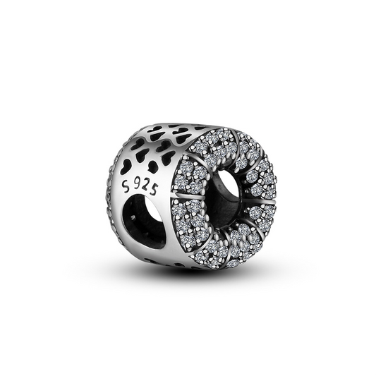 Charm en Argent et oxydes de zirconium